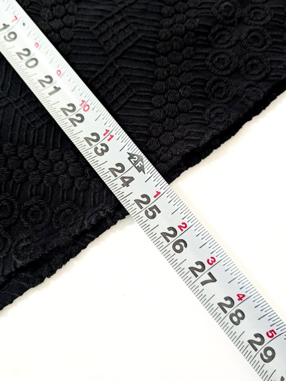 Leifsdottir Anthropologie Black Knit Lace Overlay A-Line Skirt, Size S - Picture 5 of 5